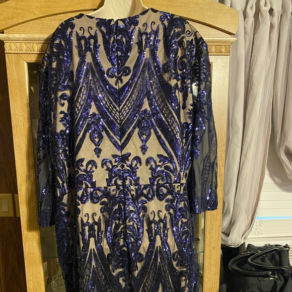 Custom jumpsuit with satin detachable skirt - Picture 9 of 9